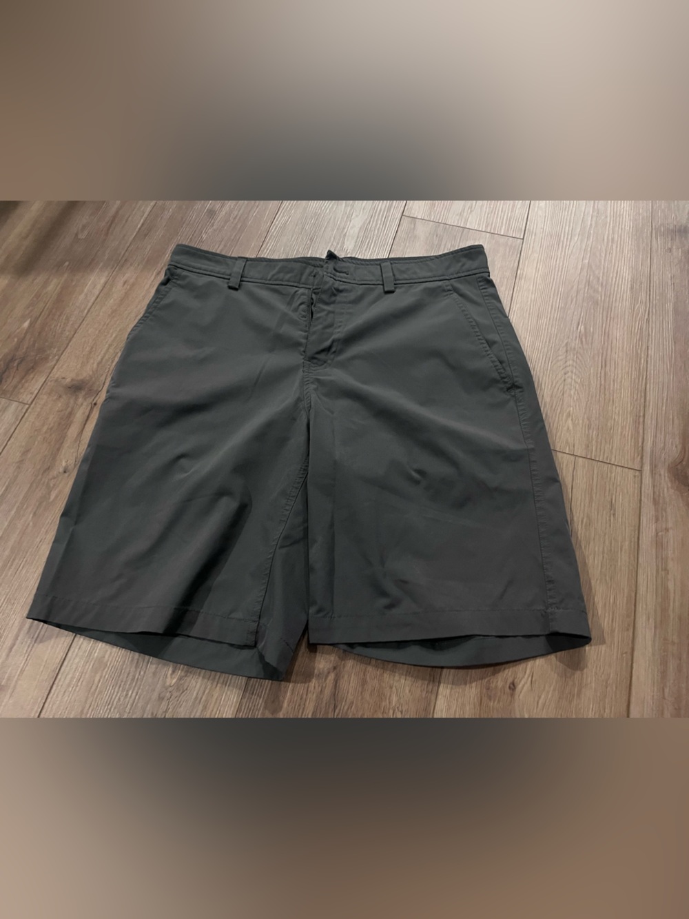 Weatherproof Men's Black Flat-Front Performance Shorts